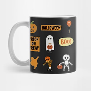 Halloween Stickers Various Collection Mug